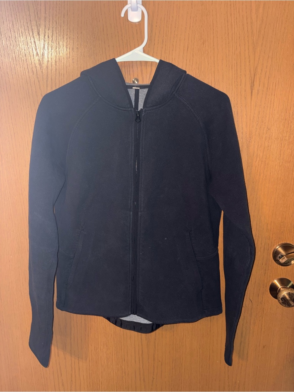 lululemon athletica Black Full-Zip Hooded Jacket